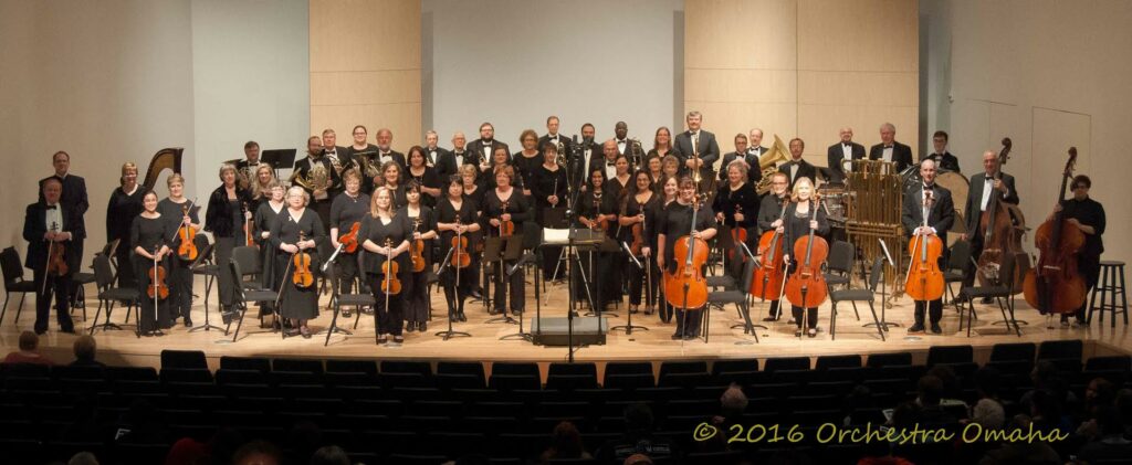 full orchestra at concert in 2016